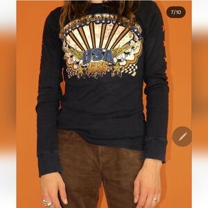 Harley Davidson Long Sleeve Star Tee Butter Soft Womens Xl